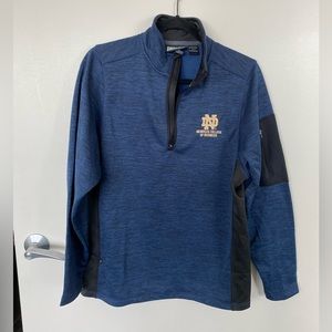Notre Dame Mendoza College of Business quarter zip. Size small. Never worn.
